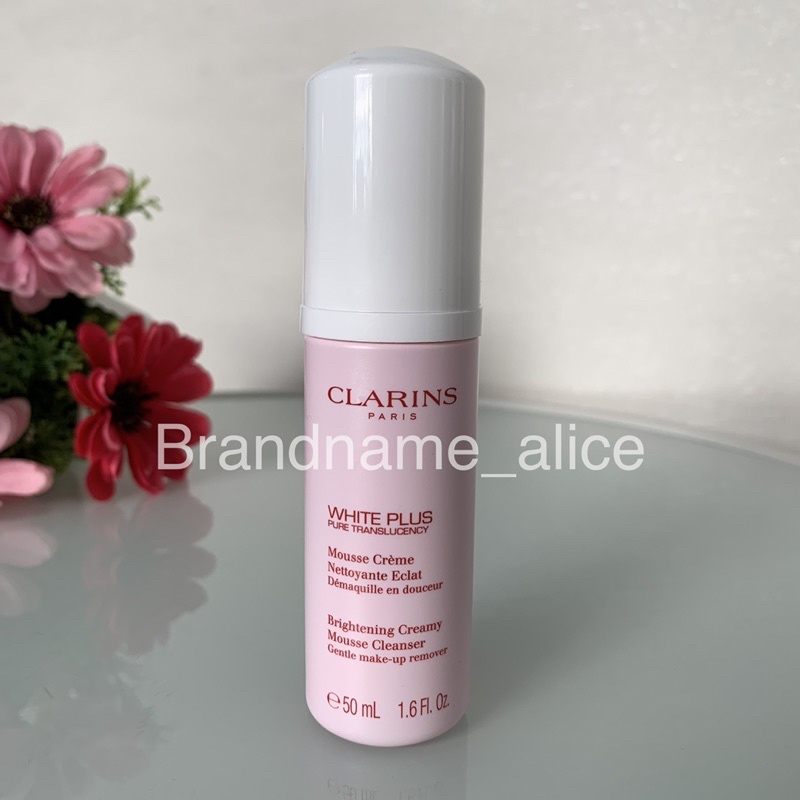 แท้💯 Clarins White Plus Brightening Creamy Mousse Cleanser 50ml