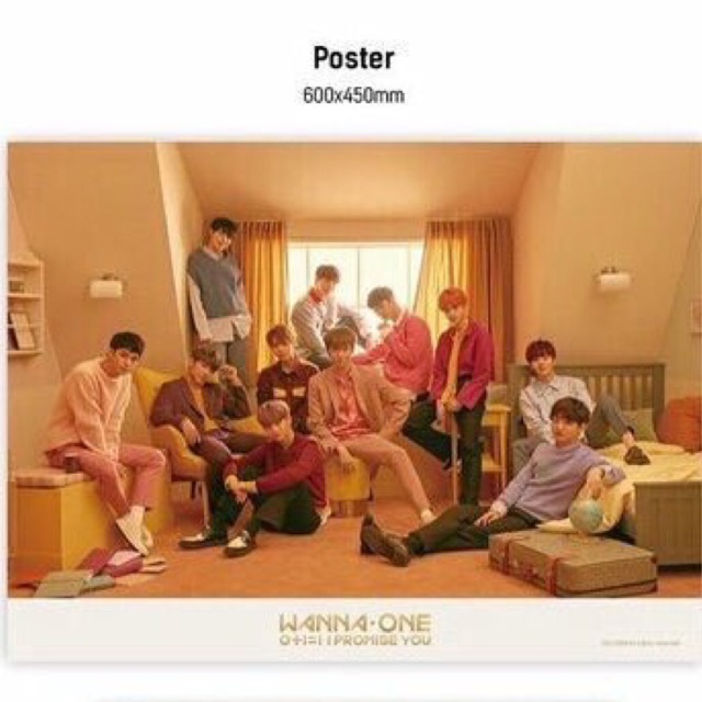 Poster Wanna One I P U Ver Day Night Shopee Thailand