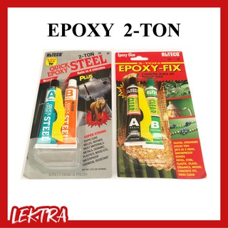 ALTECO Epoxy 2-ton กาวอีพ๊อกซี่ ยาปะเหล็ก สีใส สีเทา