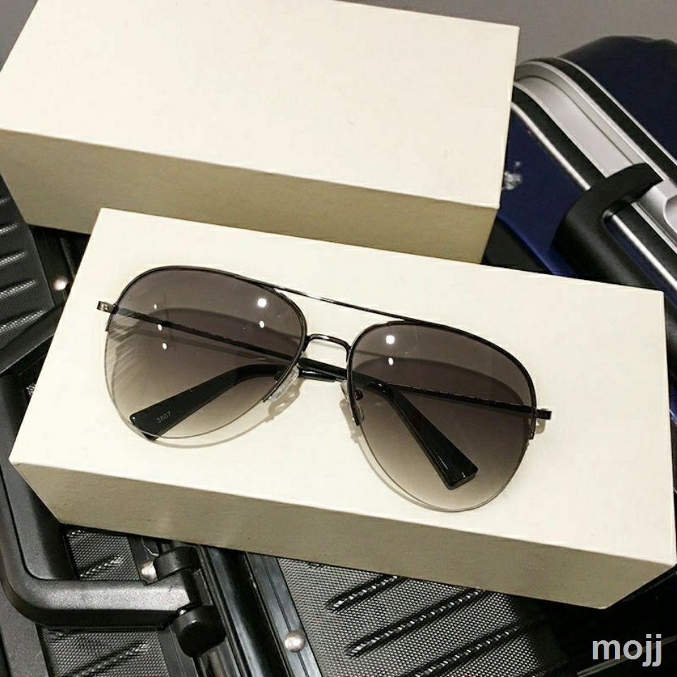 แว่นตากันแดด pilot super cool toad mirror แว่นตากันแดดครึ่งกรอบสีน้ำตาล ...