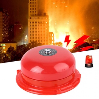 4 ใน 220 V/12 V RED Fire Control ประเพณีไฟฟ้า Bell ,100db ภายใน Strike Alarm Bell คุณภาพสูงโรงเรียนโรงงานประตู Bell