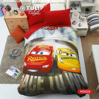 Tulip รุ่น Delight Digital Print  ผ้าห่มนวม 60X80 ลิขสิทธิ์ Car ลาย MD022