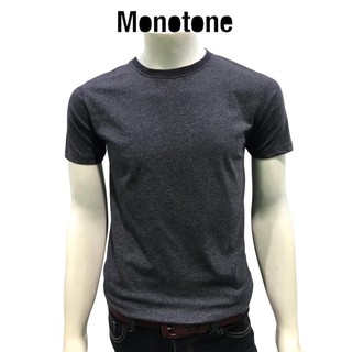 เสื้อยืดผู้ชาย เสื้อยืดแขนสั้น ผ้าCotton ผ้านิ่มใส่สบาย Monotone T-shirt