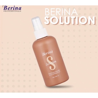 Berina Solution 200 ml. เบอริน่า โซลูชั่น บำรุงและป้องกันผมเสียจากการยืดผม