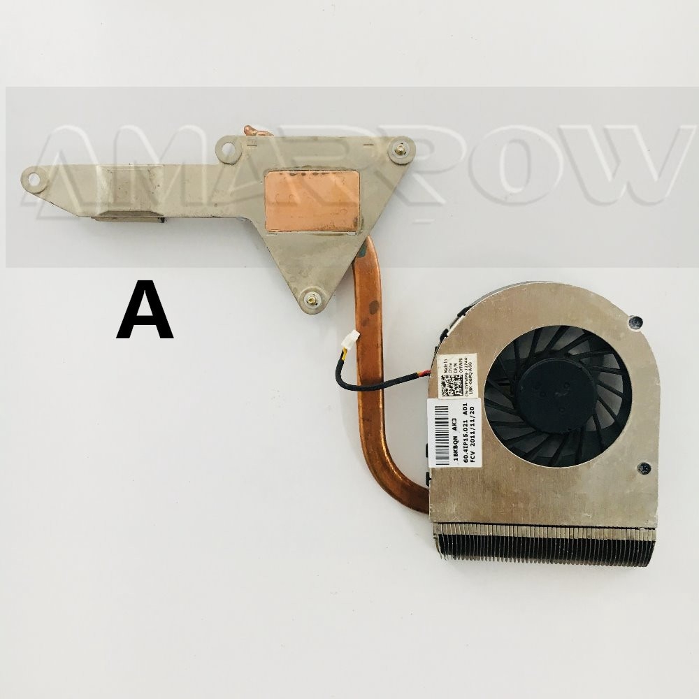 แล็ปท็อป CPU Cooling ฮีทซิงค์พัดลม Cpu Cooler สําหรับ DELL N5040 N50 2520 V2520 3520 0T0Y45 DYFEP9