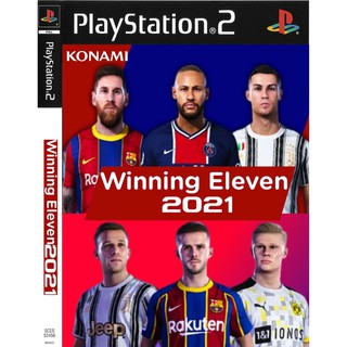 แผ่นเกมส์ Winning Eleven 2021 คาวานี่ ย้ายมาแมนยูแล้ว PS2 Playstation 2 คุณภาพสูง ราคาถูก