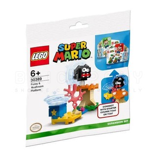 30389 : LEGO Super Mario Fuzzy &amp; Mushroom Platform Expansion Set