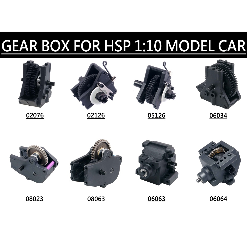 กล่องเกียร์ลดสําหรับ HSP 1:10 รถ Buggy รถบรรทุกรถบรรทุกมอนสเตอร์