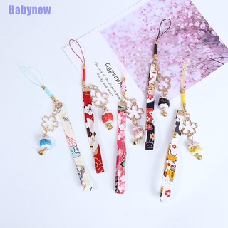 ( Babynew ) สายคล้องโทรศัพท์มือถือ ลายดอกเดซี่ สําหรับแขวน