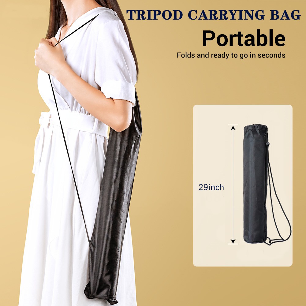 ขาตั้งกล้องกระเป๋าถือสําหรับขาตั้ง 29 นิ้ว Drawstring กระเป๋าเก็บผ้า Oxford แบบพกพาสําหรับ TikTok Li