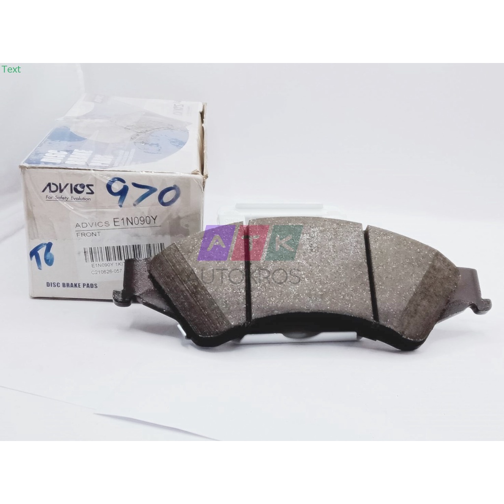 ผ้าเบรค หน้า Ford Ranger T6 XLT Mazda BT50Pro ปี12-20/ 4x2 4x4 E1N090Y ยี่ห้อ Advics