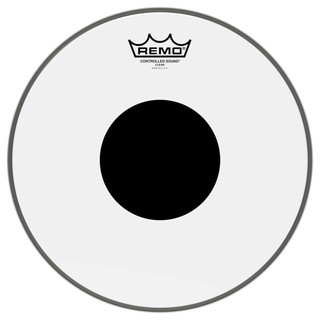 หน้ากลอง Remo USA -Controlled Sound Clear Drum Head with Black Dot