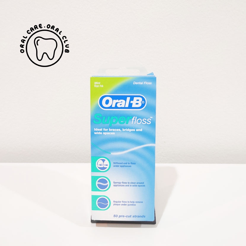 Oral-B Super Floss Mint Dental Floss 50pcs