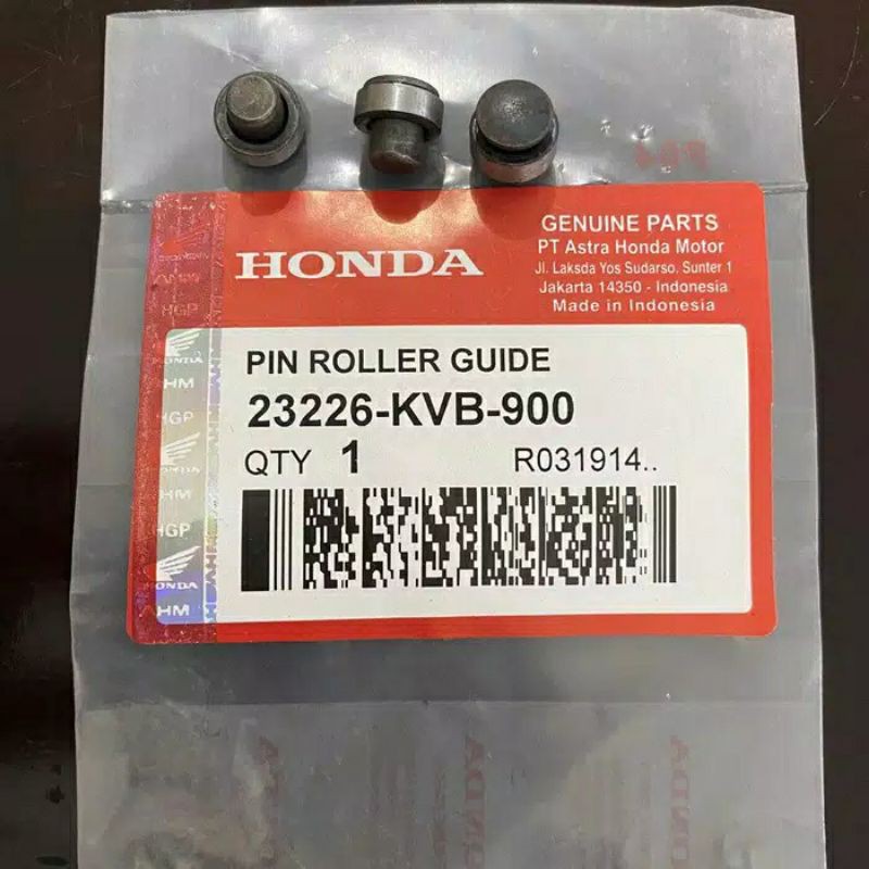 Pin ปากกา Pully Polly Pulley Roller Guide มอเตอร์ Honda Vario 110 CBS Techno CW เก่า 23226-KVB-900