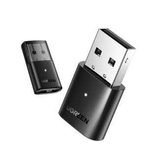 [อัพเกรด] UGREEN อะแดปเตอร์รับส่งสัญญาณ EDR ดองเกิล USB บลูทูธ 5.0 สีเขียว สําหรับ PC หูฟังบลูทูธไร้สาย