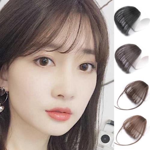 Women Fashion Hair Clip Air Bangs Fake Hair Extension False Hair Piece