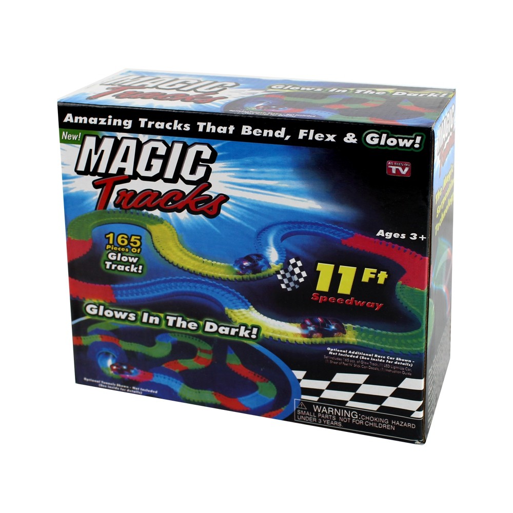 Telecorsa, glowing rail car Magic-Tracks-Roller-Car-Racing-08A-J1