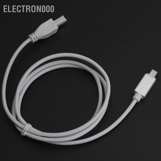 Electron000 2 ชิ้น V8 สายเชื่อมต่อเปียโนไฟฟ้า Micro Usb To B-Type รองรับแท็บเล็ตพีซีสําหรับ Midi