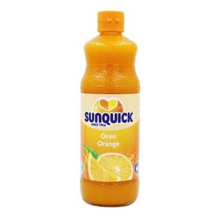 SUNQUICK ซันควิก Oren Orange 840 ml🍊🥂 น้ำส้มชนิดเข้มข้น