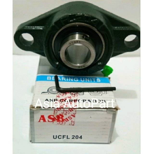 หมอนบล็อกแบริ่ง UCFL 204-20 mm ASB เส้นผ่านศูนย์กลาง AS 20 mm