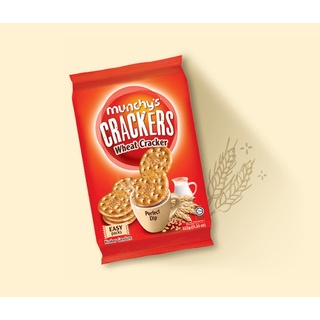 Munchys Crackers Wheat Cracker แครกเกอร์ มันชี่ ขนาด 325 กรัม แครกเกอร์สุขภาพ