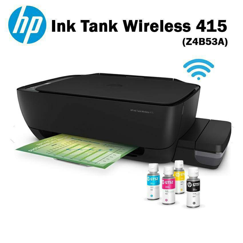 เครื่องปริ้นเตอร์ PRINTER HP Ink Tank Wireless 415 All in one / Tank (เครื่องพร้อมหมึกแท้)