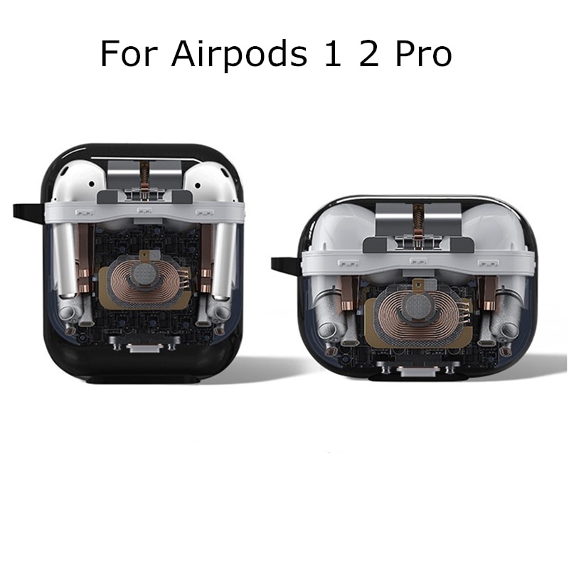 เคสหูฟังบลูทูธ Tpu ลายการ์ตูนตลกสําหรับ Apple Airpods 1/2 Airpods Pro #8