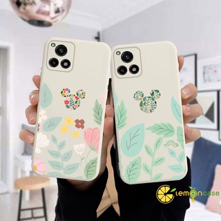 เคสแฟชั่น Realme C21Y C31 C35 C11 2021 C15 C21 C25 C20 C3 C12 C2 C25S 5S 5 5S 5i C17 7i C1 C25Y C2 C3i 6i C20A realme Narzo 20 10 10A 20A 30A ลายมิกกี้ มินนี่เมาส์ เคสมือถือสไตล์เรียบๆ