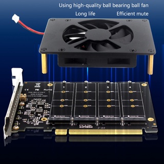 R* การ์ดแยก PCI-E PCI-E 4.0 X16 เป็น NVME สําหรับ M.2 M Key …