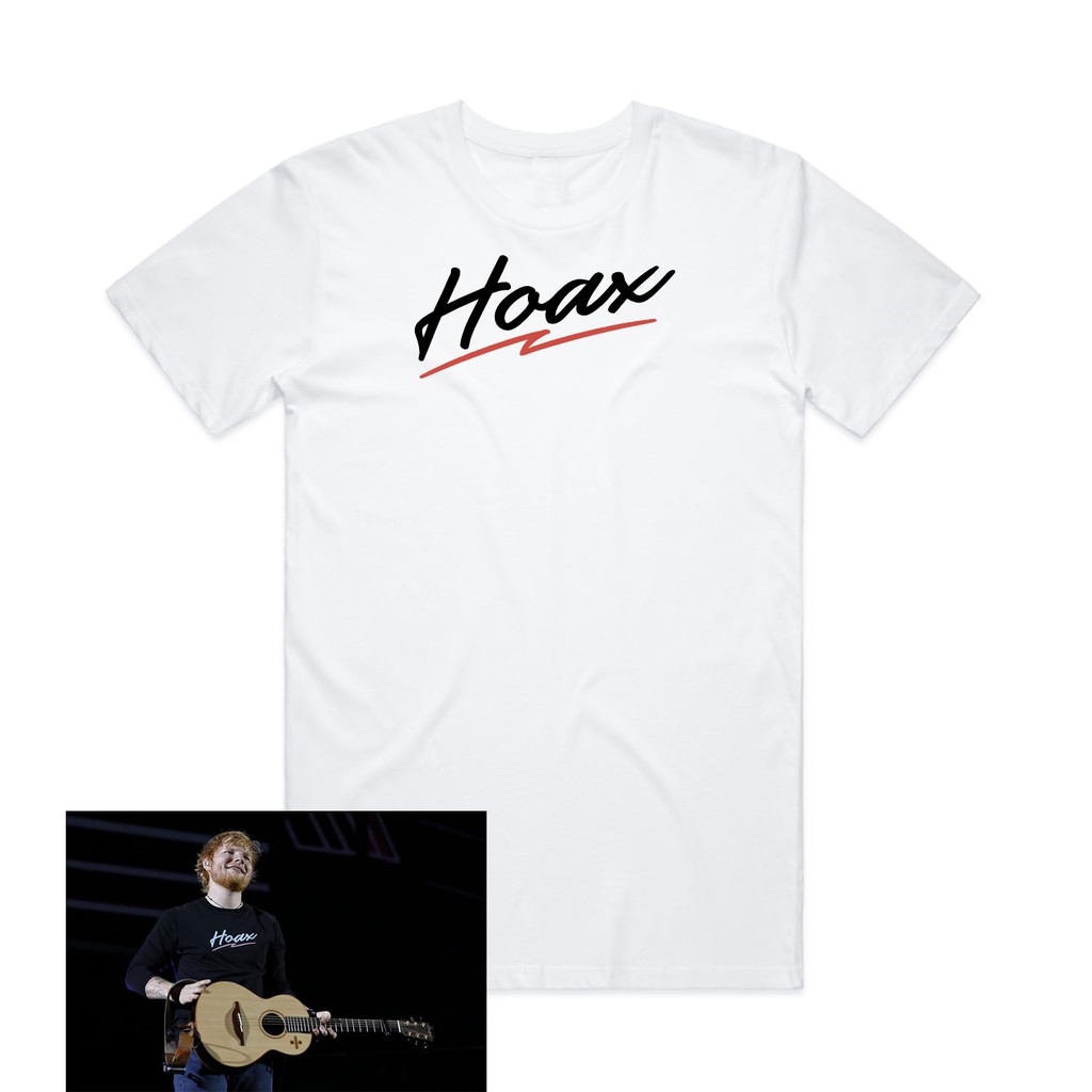 เสื้อยืดสีขาว Hoax Ed Sheeran