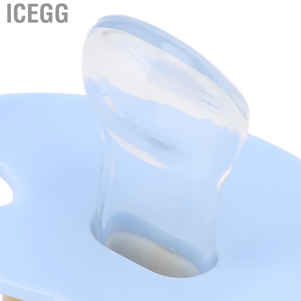 Icegg Baby Soother Pacifier BPA Free Sturdy Silicone for Jaw