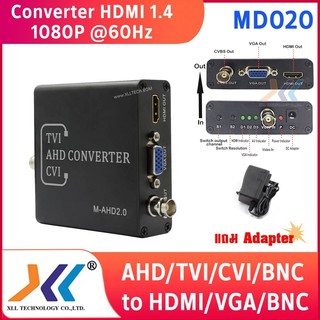 Ahd/tvi/cvi/bnc to hd /VGA/BNC Converter HDMI V1.4 อะแดปเตอร์แปลง 1080 p/60hz หน้าจอแสดงผลวิดีโอ