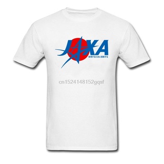 [S-5XL] เสื้อยืดแขนสั้นลําลอง ผ้าฝ้าย คอกลม พิมพ์ลาย JAXA สไตล์ญี่ปุ่น คลาสสิก สําหรับผู้ชาย