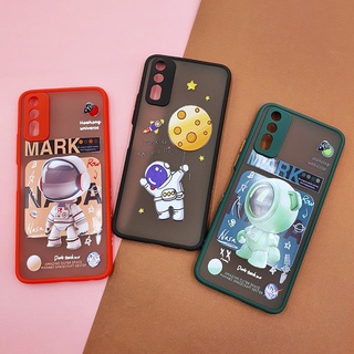 Samsung เคสซัมซุง พร้อมส่ง!! เคสมือถือขอบนิ่ม TPU พิมพ์ข้าง ด้านหลังขุ่นกันเลนส์กล้อง ลายการ์ตูน อวกาศ เคสการ์ตูน