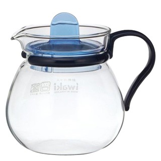 Iwaki K842-BL กาชงชาเนื้อแก้วขนาด 400 ml. - ด้ามจับสีฟ้า (มีส่งฟรี) W13×D10×H11.5cm