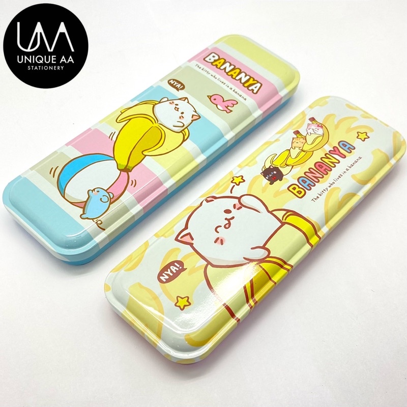 MT FavourGift กล่องดินสอ กล่องดินสอเหล็ก 1 ชั้น ลาย Bananya