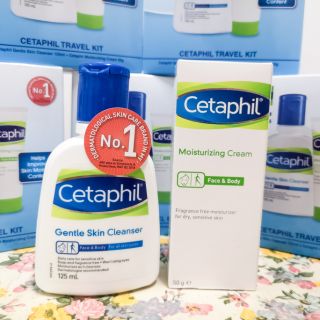 Cetaphil Gentel skin cleanser 125ml. + Moisturizing cream 50g.