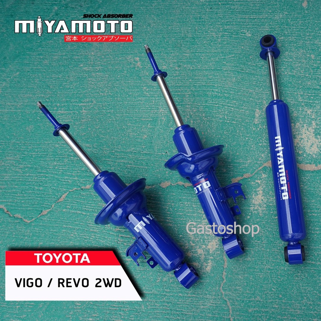 MIYAMOTO โช๊คอัพ รถกระบะ สำหรับ Toyota Vigo / Revo 2WD (ตัวเตี้ย)