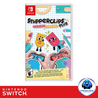 [พร้อมส่ง]Nintendo: Snipperclips Plus Cut it out together แผ่นเกม สำหรับ Nintendo Switch