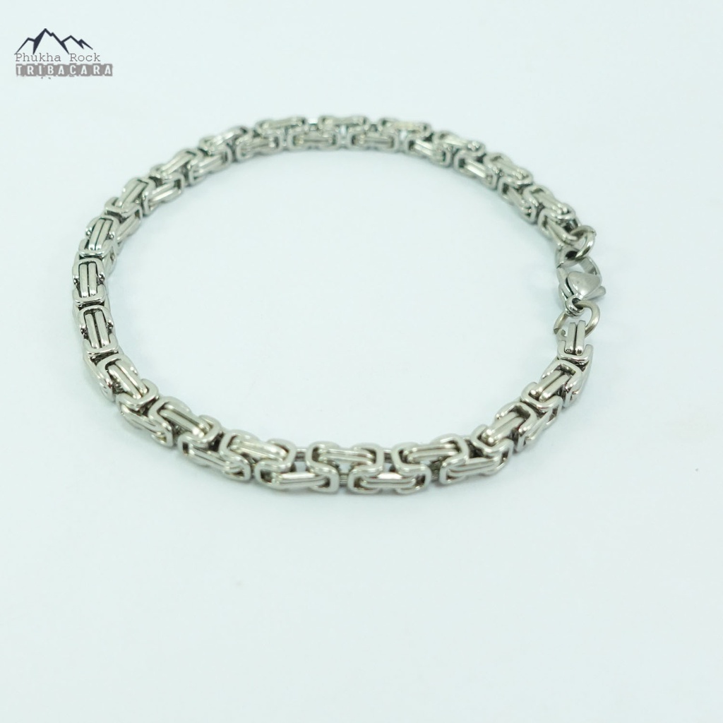 BN33 สร้อยข้อมือ สแตนเลส ลายบาหลี บายแซนไทน์ สแตนเลสแท้ รูปที่ 8