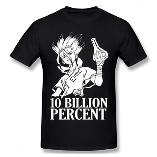 T-shirt  เสื้อยืด พิมพ์ลายอนิเมะ Dr Stone Senku Ishigami Tsukasa Post Apocalyptic สําหรับผู้ชายS-5XL