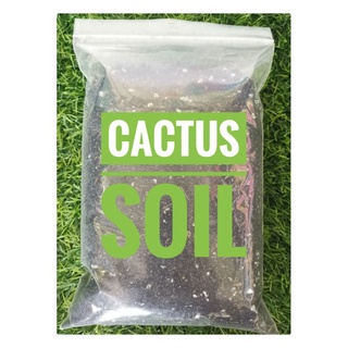 ดินผสมพร้อมปลูกกระบองเพชรและไม้อวบน้ำ​ Cactus soil