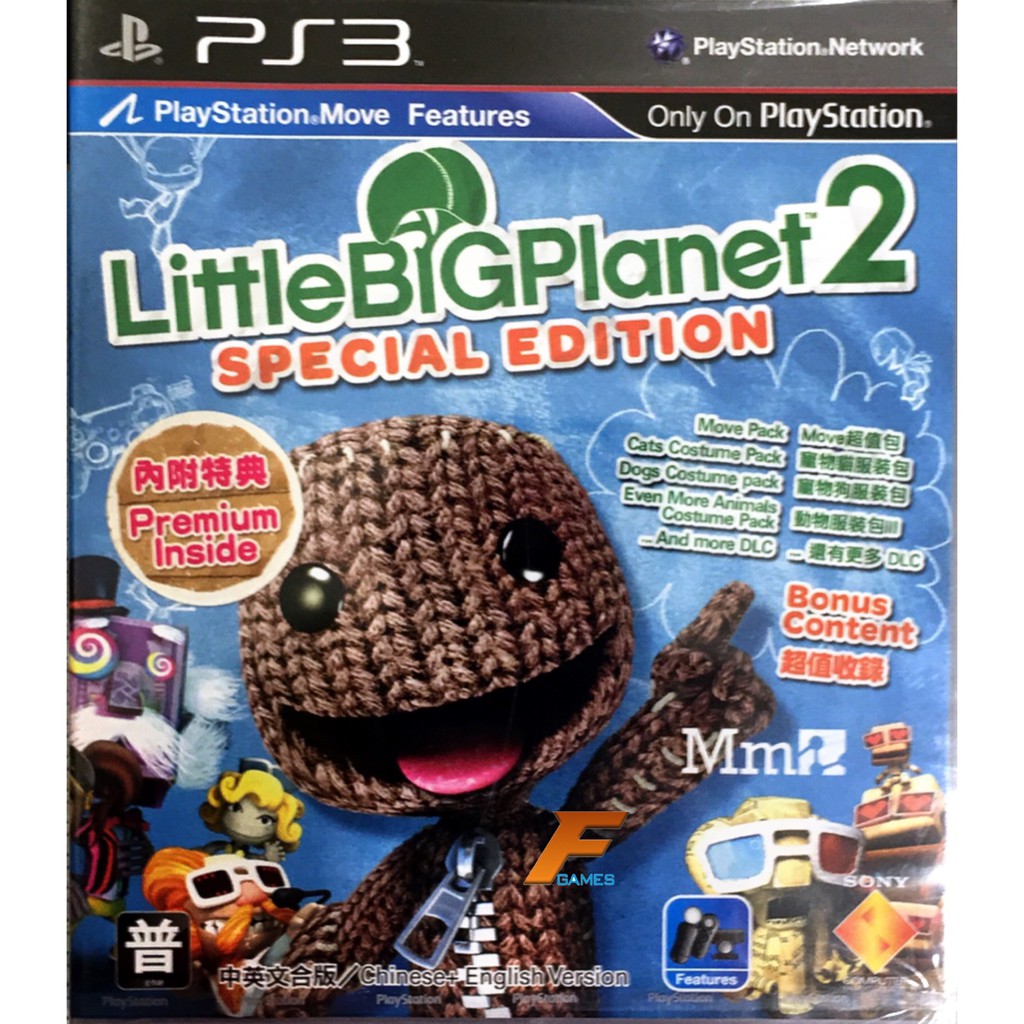 PS3 LittleBigPlanet 2 (Zone 3 / Asia / English ) แผ่นเกมส์ ของแท้ มือหนึ่ง มือ1 ของใหม่ ในซีล