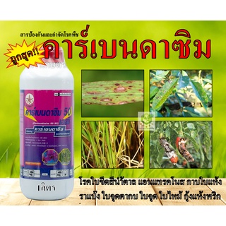 คาร์เบนดาซิม (คาเบนดาซิม 50%)ป้องกันและกำจัดเชื้อรา โรคเน่า 1 ลิตร เวลู่