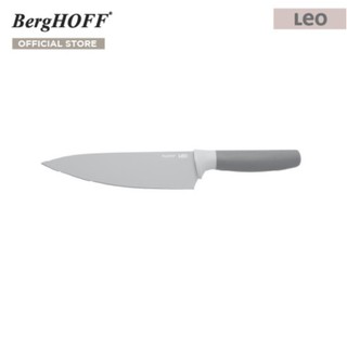 BergHOFF มีดเชฟสแตนเลสสตีลเคลือบ Non-Stick  รุ่น Leo ทนทาน 19 ซม. สีเทา  3950039