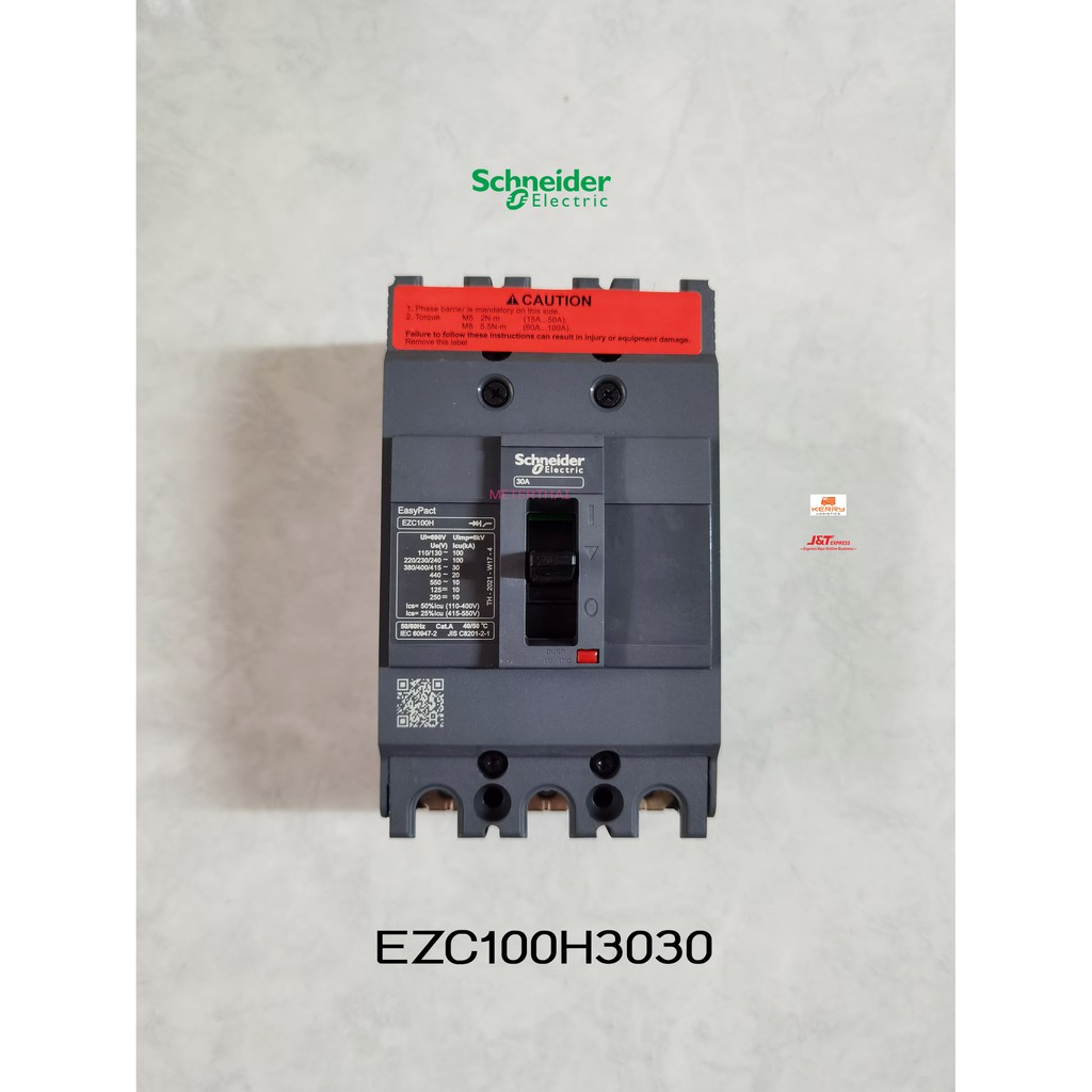 Schneider Electric EZC100H3030 ขนาด 30 แอมป์ (MCCB) เซอร์กิตเบรกเกอร์ สวิทช์ตัดตอนอัตโนมัติ 30kA