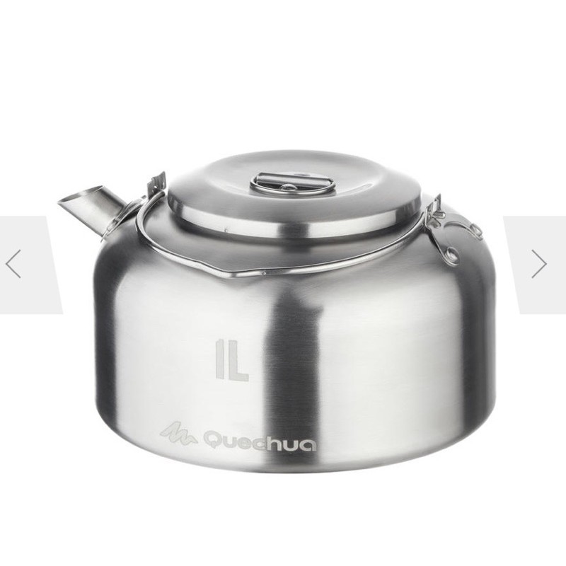 Quechua กาต้มน้ำสเตนเลสสตีลสำหรับแคมป์เดินป่ารุ่น MH500 ขนาด 1 ลิตร
