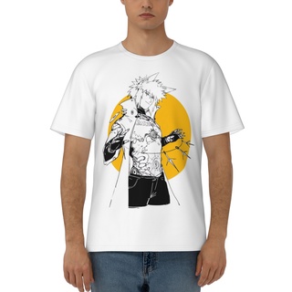 Naruto Anime Design Cotton T-Shirt for Men Oversize Printed Tee ShirtsNamikaze Minato (Unisex)เสื้อยืด