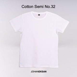 เสื้อยืดขาว Cotton Semi No.32