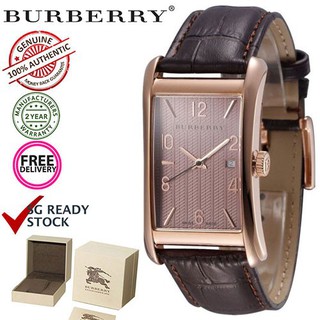 Burberry BU3000 Gents Classic Leather Watchนาฬิกาสปอร์ตแฟชั่น